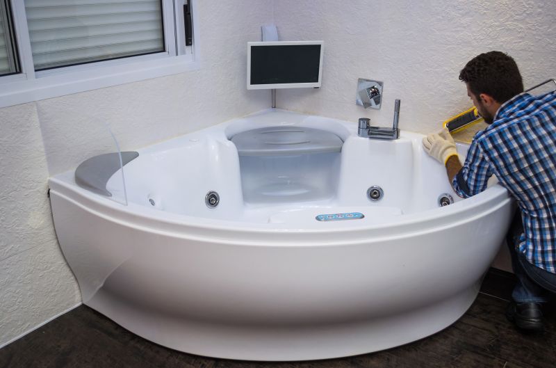 Refinished Bathtub with Modern Finish